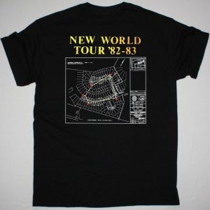 RUSH SIGNALS WORLD TOUR NEW BLACK T-SHIRT