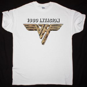 VAN HALEN INVASION NEW WHITE T SHIRT