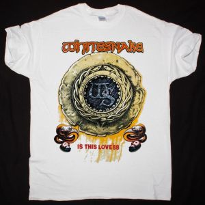 WHITESNAKE SNAKE RATTLE AND ROLL 88 NEW WHITE T-SHIRT