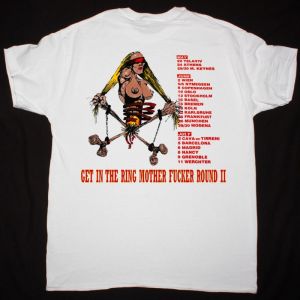 GUNS N ROSES GET IN THE RING MOTHER FUCKER NEW BLACK T-SHIRT