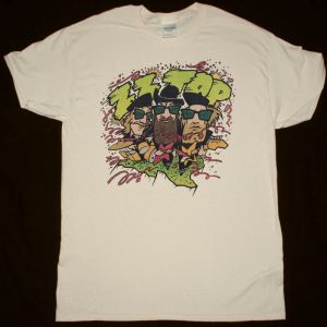 ZZ TOP SHIRT 1981 CARTOON NEW NATURAL T-SHIRT