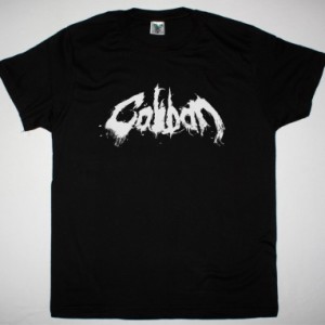 CALIBAN LOGO NEW BLACK T-SHIRT