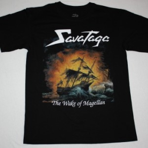 SAVATAGE THE WAKE OF MAGELLAN'97 NEW BLACK T-SHIRT