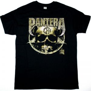PANTERA CFH SKULL NEW BLACK T-SHIRT