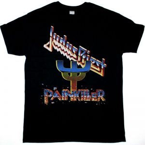JUDAS PRIEST PAINKILLER TOUR 1990 NEW BLACK T-SHIRT