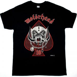 MOTORHEAD 10TH ANNIVERSARY 1985 WORLD TOUR NEW BLACK T-SHIRT