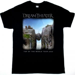 DREAM THEATER TOP OF THE WORLD TOUR 2022 NEW BLACK T-SHIRT
