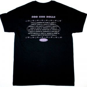 GOO GOO DOLLS TOUR  NEW BLACK T SHIRT