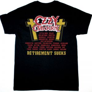 OZZY OSBOURNE OZZMOSIS TOUR 1996 NEW BLACK T-SHIRT