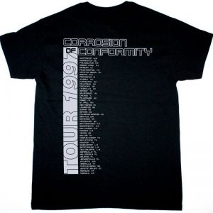 CORROSION OF CONFORMITY KING OF THE ROTTEN TOUR  NEW BLACK T-SHIRT