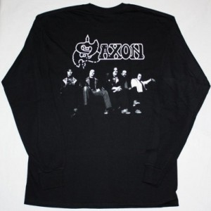 SAXON WHEELS OF STEEL '80 S-XXL NEW BLACK LONG SLEEVE T-SHIRT