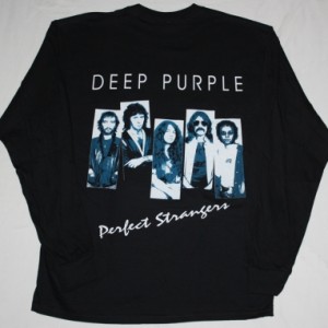 DEEP PURPLE PERFECT STRANGERS'84 NEW LONG SLEEVE BLACK T-SHIRT