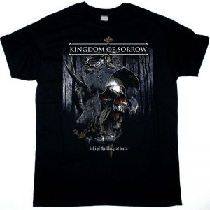 KINGDOM OF SORROW BEHIND THE BLACKEST TEARS NEW BLACK T SHIRT