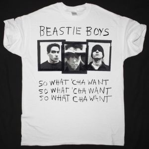 BEASTIE BOYS SO WHAT'CHA WANT NEW WHITE T-SHIRT
