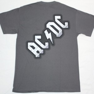 AC DC BELLS AC/DC NEW GREY T-SHIRT