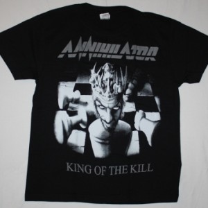 ANNIHILATOR KING OF THE KILL'94 NEW BLACK T-SHIRT