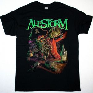 ALESTORM SEVENTH RUM OF A SEVENTH RUM NEW BLACK T-SHIRT
