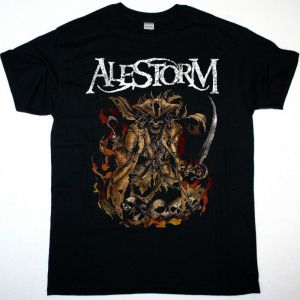 ALESTORM WE ARE HERE TO DRINK YOUR BEER NEW BLACK T-SHIRT