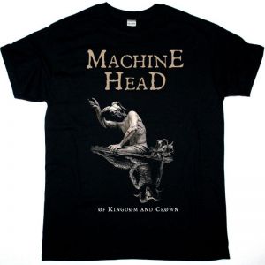 MACHINE HEAD OF KINGDOM AND CROWN NEW BLACK T-SHIRT