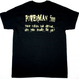 POWERMAN 5000 TONIGHT THE STARS REVOLT NEW BLACK T-SHIRT