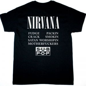 NIRVANA VESTIBULE NEW BLACK T-SHIRT