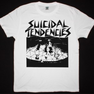 SUICIDAL TENDENCIES 1983 NEW WHITE T-SHIRT