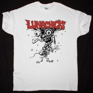 LUNACHICKS TSHIRT 1991 NEW WHITE T-SHIRT
