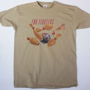FOO FIGHTERS TOUR  NEW KAKHI T-SHIRT