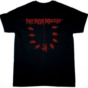 D.R.I. DIRTY ROTTEN IMBECILES REDLINE DRI NEW BLACK T SHIRT
