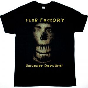 FEAR FACTORY SMASHER DEVOURER NEW BLACK T-SHIRT