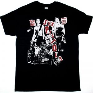 SEX PISTOLS ANARCHY NEW BLACK T-SHIRT