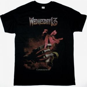 WEDNESDAY 13 CONDOLENCES NEW BLACK T-SHIRT