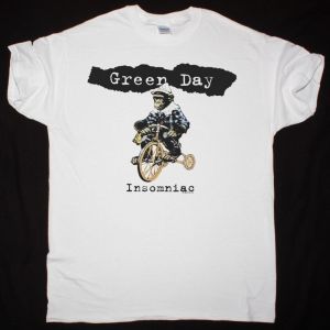 GREEN DAY INSOMNIAC TOUR NEW WHITE T SHIRT
