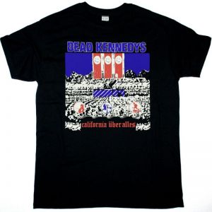 DEAD KENNEDYS CALIFORNIA UBER ALLES NEW BLACK T-SHIRT