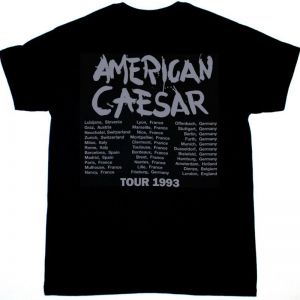 IGGY POP AMERICAN CAESAR TOUR NEW BLACK T-SHIRT