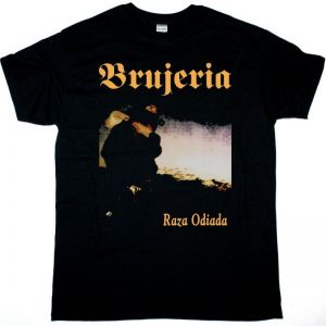 BRUJERIA RAZA ODIADA NEW BLACK T-SHIRT
