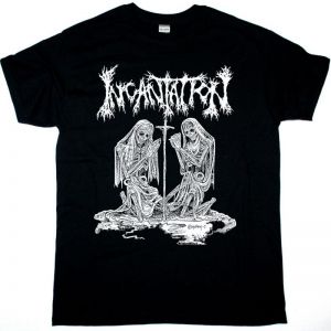 INCANTATION DELIVERANCE OF HORRIFIC PROPHECIES NEW BLACK T-SHIRT