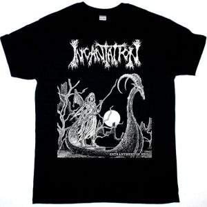 INCANTATION ENTRANTMENT OF EVIL NEW BLACK T-SHIRT