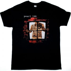 PEARL JAM WINDOW PAIN NEW BLACK T-SHIRT
