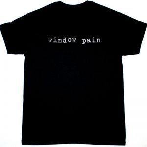 PEARL JAM WINDOW PAIN NEW BLACK T-SHIRT