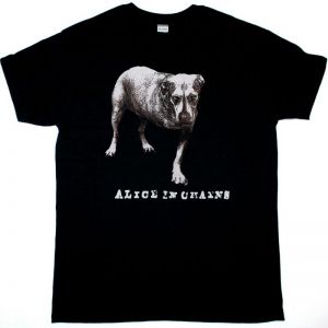 ALICE IN CHAINS THREE LEGGED DOG ALBUM PROMO NEW BLACK T SHIRT