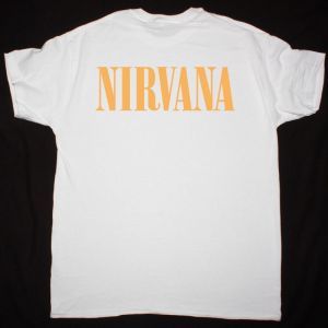 NIRVANA IN UTERO NEW WHITE T-SHIRT
