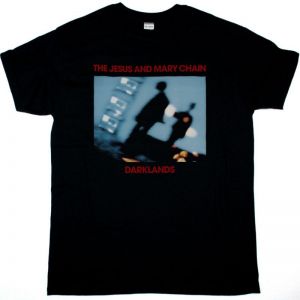 THE JESUS AND MARY CHAIN DARKLANDS NEW BLACK T-SHIRT