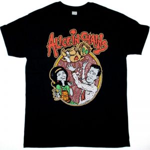 ALICE IN CHAINS 1995 1 999 6 NEW BLACK T SHIRT