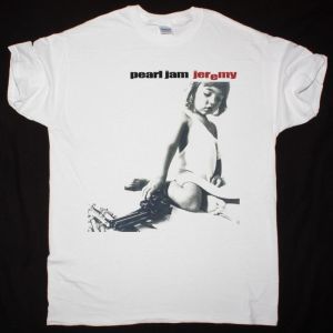 PEARL JAM JEREMY NEW WHITE T SHIRT