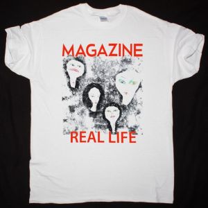 MAGAZINE REAL LIFE NEW WHITE T-SHIRT