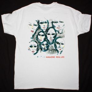 MAGAZINE REAL LIFE NEW WHITE T-SHIRT