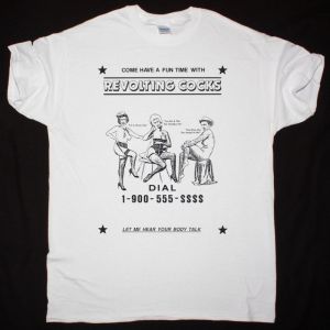 REVOLTING COCKS LET S GET PHYSICAL NEW WHITE  T-SHIRT