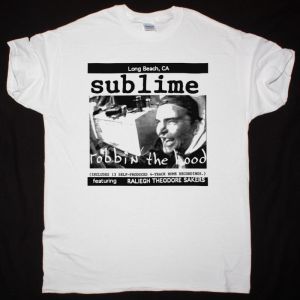 SUBLIME ROBBIN THE HOOD NEW WHITE T-SHIRT