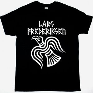 LARS FREDERIKSEN RAVEN NEW BLACK T SHIRT
